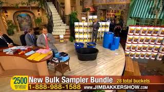 End Times Phony Jim Bakker Wants To Sell You Food To Survive The Apocalypse [upl. by Meghann194]