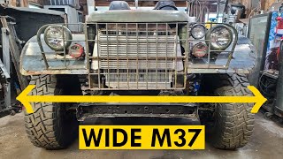 Wide Fenders on the M37  1952 Dodge M37 Cummins Swap Restomod Episode 24 [upl. by Cristal]