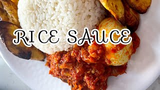 HOW TO RICE SAUCE  ATA DINDIN  RICE STEW BECCAHS KITCHEN [upl. by Chasse]