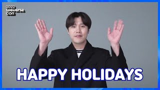 Weverse Con Happy Holidays Message from Lee Hyun [upl. by Dee Dee910]