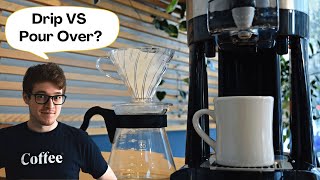 Pour Over vs Drip Coffee  How are they different [upl. by Rolyt995]