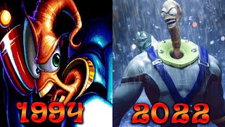 Evolution of Earthworm Jim Games1994  2022 [upl. by Leval]