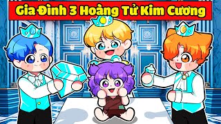 NABEE EM BÉ NGHÈO KHỔ ĐƯỢC GIA ĐÌNH HOÀNG TỬ KIM CƯƠNG NHẬN NUÔI TRONG MINECRAFT 👶👑💎 [upl. by Yenttirb]