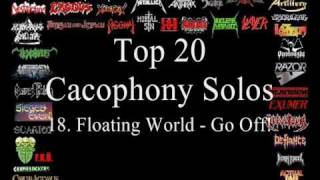 Cacophony Top 20 Solos Part 1  Jason Becker Marty Friedman [upl. by Neall]