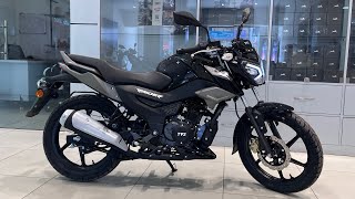 Tvs Raider 125cc 2024 Single Seat New Model Full Black Detailed Review In Hindi  Family Bike [upl. by Negem]