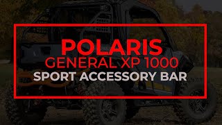 How to Install SuperATVs Sport Accessory Bar on the Polaris General 1000 [upl. by Rocher205]