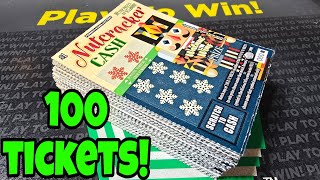 NUTCRACKER CASH PA LOTTERY CHRISTMAS HOLIDAY SCRATCH OFF TICKETS  FULL PACK scratchers [upl. by Gromme]