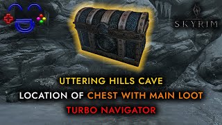 Uttering Hills Cave  Main Loot Navigator  Skyrim [upl. by Micky]