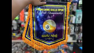 Cờ giải Pool 9 Ball Championship  Engineering Skill Open [upl. by Ellynad]