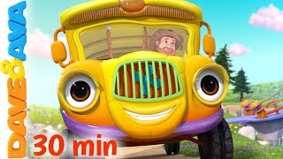 🚌 Wheels on the Bus Song amp More Nursery Rhymes from Dave and Ava 🚌 [upl. by Amal]