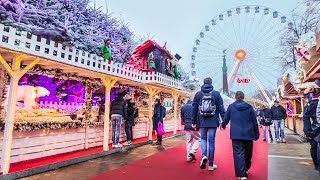 Brussels Christmas Markets 2023  Day Walk in 4K  DJI Osmo Pocket 3 Winter Wonders [upl. by Fujio]