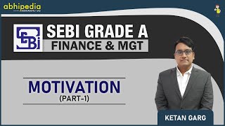 SEBI Grade A Assistant Manager  Management  Motivation I By Ketan Garg [upl. by Hammel]