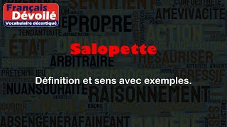 Salopette [upl. by Alber]