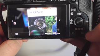 Sony A6000 How to delete MultipleAll photos from Memory Card [upl. by Ecissej323]