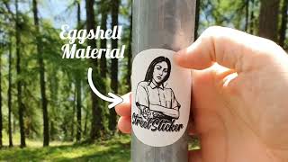 Eggshell Stickers StreetStickercom [upl. by Lemrej26]