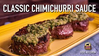 Steak with Classic Chimichurri Sauce [upl. by Acilef]