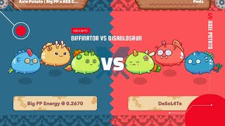 AXIE ARENA HIGHLIGHTS  BIFFINATOR VS DISABLOSAUR [upl. by Kremer]