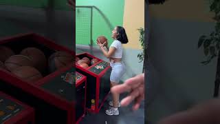 BOYFRIEND SHOWS GIRLFRIEND HOW TO PLAY BASKETBALL 😂 shorts viral [upl. by Suiratnod]