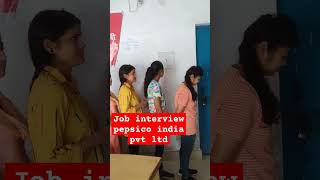 job interview pepsicoyoutube shortviral shortsvideo [upl. by Gravante494]