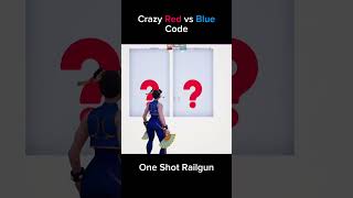 one shot code in crazy red vs blue fortnite gaming [upl. by Roselani]