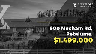 900 Mecham Rd Petaluma CA 94952 [upl. by Naellij649]