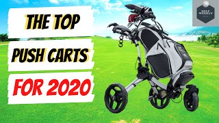 Our Favorite Golf Push Carts of 2020  Breaking Down The Top Golfing Push Carts This Year [upl. by Tamera]