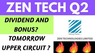 ZEN TECHNOLOGIES Q2 RESULT  ZEN TECH RESULTS TODAY  ZEN TECHNOLOGIES SHARE NEWS  ZEN TECH SHARE [upl. by Pittman794]