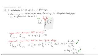 Angewandte Feldtheorie WS 20212022 Übung 5 Aufgabe 1 [upl. by Ebba]