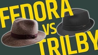 This Over That Brimmed Hats  Fedora vs Trilby  Whats The Difference • Effortless Gent [upl. by Ozen]