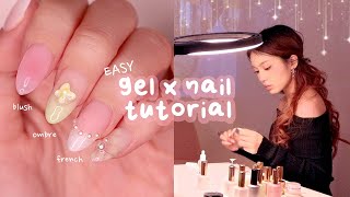 How to Do GelX Nails Like a PRO 💫 nail extensions  beginner nail art [upl. by Ethbinium429]