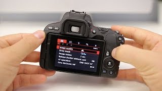 Canon SL2 200D Tutorial  Beginner’s User Guide to the Buttons Dials amp Settings [upl. by Flodur]