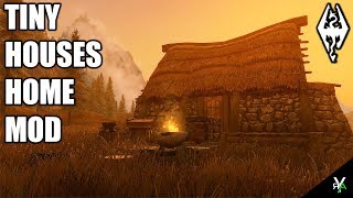 TINY HOUSES Amazing Home Construction Mod Xbox Modded Skyrim Mod Showcase [upl. by Zelda]