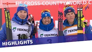 Federico Pellegrino sets a new record in Lahti  Highlights [upl. by Sevy995]