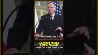 Poland Hails Opening Of US Missile Base As Sign Of Its Security  World News [upl. by Inaliel]