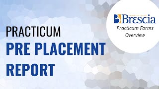 Pre Placement Report [upl. by Cirle796]