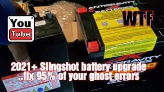 2020 Slingshot battery upgraderemove 95 of your ghost errors Freaking headache [upl. by Kernan]