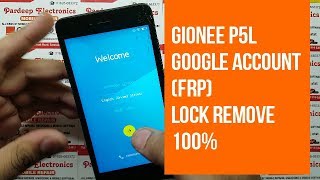 gionee p5L google account frp lock remove 100  Pardeep Electronics [upl. by Rimisac939]