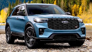 2025 Ford Explorer  Midsize Family SUV 3Row  ST [upl. by Hazmah]