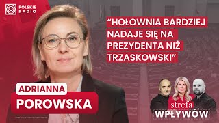 Ministra Porowska Hołownia bardziej nadaje się na prezydenta niż Trzaskowski I Strefa Wpływów [upl. by Sands]