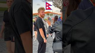 Nepal flag Proud to be Nepali shorts daily vlogwithsandip y [upl. by Nedia4]