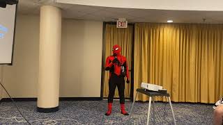 SpiderMan Sings Kareoke at Comic Con PORTCONMAINE2024 [upl. by Salot]