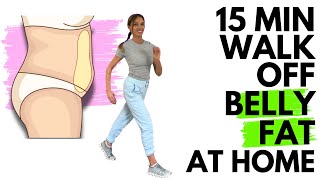 15 Minute Walking Exercises to Lose Belly Fat [upl. by Avin]