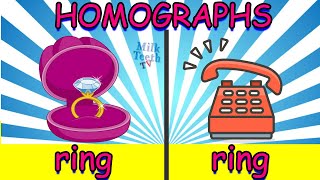 HOMOGRAPHS  Confusing Words with Same Spelling but Different Meaning  List amp Examples [upl. by Rowney]