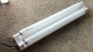 DayBrite F24T12 Slimline Fluorescent Strip Light Fixture [upl. by Archaimbaud228]