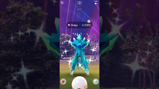 Getting Lucky With ✨Shiny Origin Dialga Raid in pokemongo [upl. by Bilek]