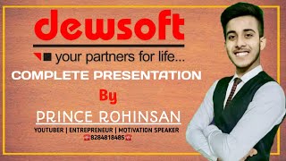 DEWSOFT FULL PLAN  PRESENTATION  HOME BUSINESS  CAREER OPPOURTUNITY  By PRINCE ROHINSAN [upl. by Anilek]