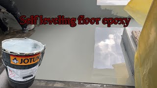 How to install self leveling floor epoxy [upl. by Auqenet]