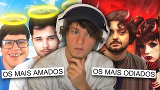 Quem são os Youtubers mais odiados e mais amados [upl. by Leahcim]