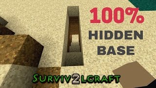 SECRET HIDEOUT  Survivalcraft 2  Survivalcraft Piston [upl. by Yhtur776]