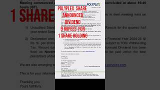 Polyplex share latest newspanama petro chemicals share latest news [upl. by Maynard513]